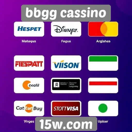 Métodos de pagamento disponíveis no bbgg cassino